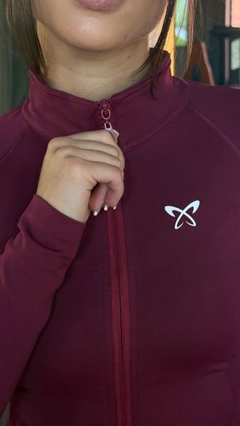 Кофта "Motion Zip", винний KF5s фото