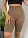 Велосипедки довгі з пуш-ап "Fit Long", коричневий VS10s фото 2