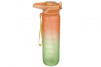 Пляшка для води Градієнт 1000 мл, зелено-жовтий BL11 фото